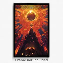 Movie Art Poster - Interesting Lane (Psychedelic Retro Weird Film Print)