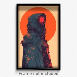 Movie Art Poster - Man Feeling Discontentment, Glossy Hooded Vest (Film Print)