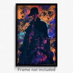 Art Poster - Man Feeling Alarmed Wearing Husky Two Tone (Print)