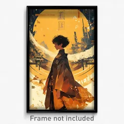 Movie Art Poster - Boy Feeling Sentimentality, Large Loose Clothes (Film Print)