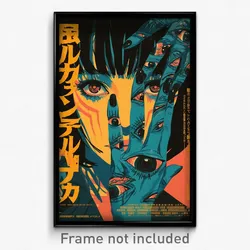 Japanese Movie Poster - Woman Feeling Gloomy, Lively Torn Gloves (Art Print)