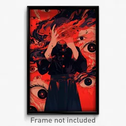 Anime Art Poster - Boy Feeling Undermined Wearing Famous Red Dress (Print)