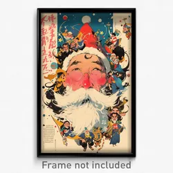 Chinese Movie Poster - Man Feeling Carefree, Fluffy Santa (China Film Art Print)