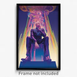 Movie Art Poster - Man Feeling Aversion, Glossy Purple Legwear (Film Print)