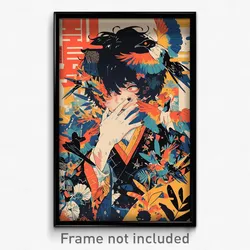 Chinese Movie Poster - Boy Feeling Eagerness, Glaring Black Robe (Art Print)