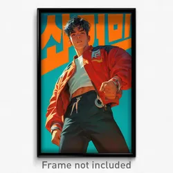 Korean Movie Poster - Man Feeling Doubt, Athletic Scrunchie (Korea Art Print)
