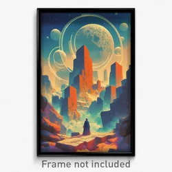 Movie Art Poster - Beautiful Quarry (Psychedelic Retro Weird Film Print)