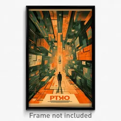 Russian Movie Poster - Distinct Void (Russia Psychedelic Art Retro Film Print)