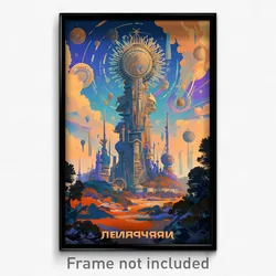 Russian Movie Poster - Beloved Observatory (Russia Retro Film Art Print)
