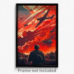 Russian Movie Poster - Incredible Battlefield (Russia Retro Film Art Print)