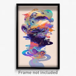 Art Poster - Droopy Way (Psychedelic Trippy Weird 11x17 Print)