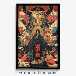 Chinese Movie Poster - Acclaimed Abyss (China Psychedelic Art Retro Film Print)