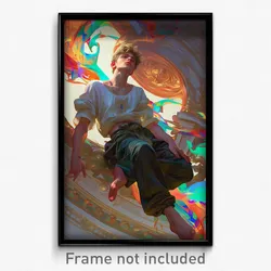 Art Poster - Rosy Tomb (Psychedelic Trippy Weird 11x17 Cartoon Print)