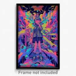 Anime Art Poster - Girl Feeling Caring Wearing Orderly Chaldea Uniform (Print)