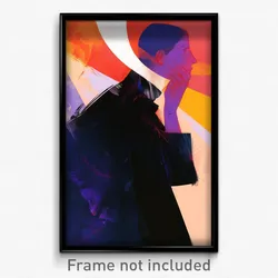 Movie Art Poster - Boy Feeling Love, Thoughtful Long Sleeves (Retro Film Print)