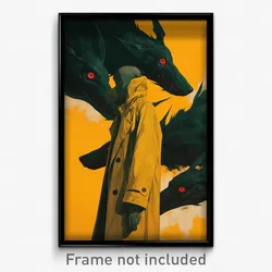 Movie Art Poster - Boy Feeling Idleness, Attractive Yellow Coat (Film Print)