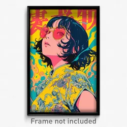 Chinese Movie Poster - Girl Feeling Mad, Genuine Yellow Vest (China Art Print)