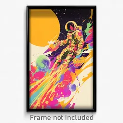 Movie Art Poster - Gracious Outer Space (Psychedelic Retro Weird Film Print)
