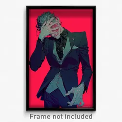 Anime Art Poster - Man Feeling Panicked Wearing Elegant Layered (Print)