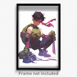 Anime Art Poster - Boy Feeling Demoralized, Expensive Ballet Slippers (Print)