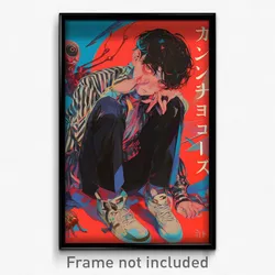 Movie Art Poster - Boy Feeling Hatred, Old Prison Clothes (Retro Film Print)