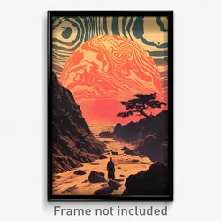 Movie Art Poster - Evergreen Trenches (Psychedelic Retro Weird Film Print)