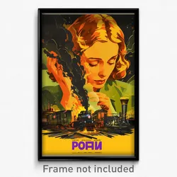 Russian Movie Poster - Long Port (Russia Psychedelic Art Retro Film Print)
