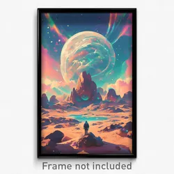 Movie Art Poster - Grand Redoubt (Psychedelic Trippy Retro Cartoon Film Print)