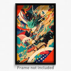 Movie Art Poster - Jaw Dropping Vinyl Record (Psychedelic Retro Film Print)