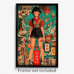 Korean Movie Poster - Boy Feeling Spite, Small Alternate Legwear (Art Print)
