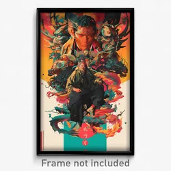 Chinese Movie Poster - Vibrating Scar (China Psychedelic Art Retro Film Print)