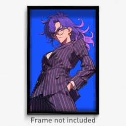 Anime Art Poster - Man Feeling Wrath Wearing Feminine Suit (Print)