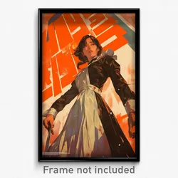 Korean Movie Poster - Woman Feeling Mystified, Stylish Maid (Korea Art Print)