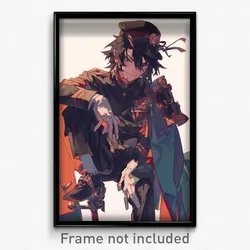 Anime Art Poster - Man Feeling Attentiveness, Tremendous Chaldea Uniform (Print)