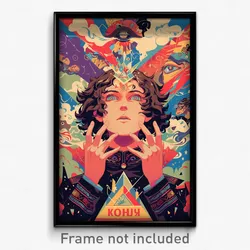 Russian Movie Poster - Boy Feeling Spite, Strange Red Neckerchief (Art Print)