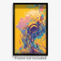 Movie Art Poster - Boy Feeling Mixed Up, Old Gold Earrings (Retro Film Print)
