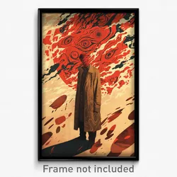 Movie Art Poster - Man Feeling Cruelty, Voluminous Brown Coat (Retro Film Print)