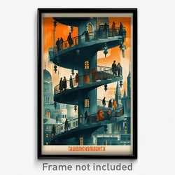 Russian Movie Poster - Beautiful Balustrade (Russia Retro Film Art Print)