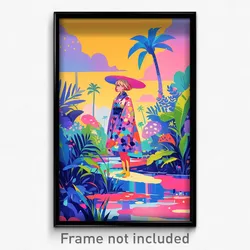 Art Poster - Agile University (Psychedelic Trippy Weird 11x17 Cartoon Print)