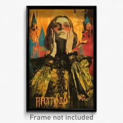 Russian Movie Poster - Woman Feeling Hatred, Old Fashioned Frilled Sleeves