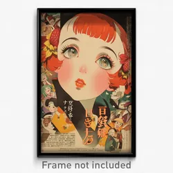 Japanese Movie Poster - Girl Feeling Ecstatic, Glossy Strawberry Hair Ornament