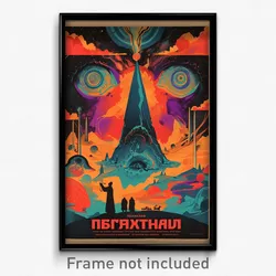 Russian Movie Poster - Narrow Dolmen (Russia Psychedelic Art Retro Film Print)