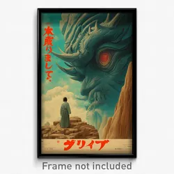 Japanese Movie Poster - Heavenly Outcropping (Japan Retro Film Art Print)