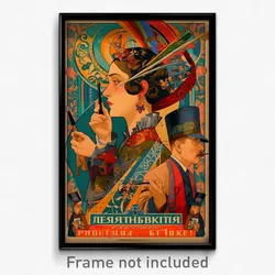 Russian Movie Poster - Droopy Haberdashery (Russia Retro Film Art Print)
