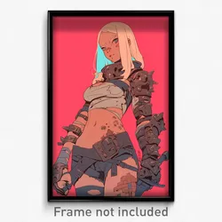 Art Poster - Woman Feeling Persevering Wearing Different Cosplay (Art Print)