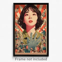 Korean Movie Poster - Woman Feeling Nostalgic, Hard To Find Grey Gloves (Print)