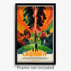 Russian Movie Poster - Admirable Cliff (Russia Psychedelic Art Retro Film Print)