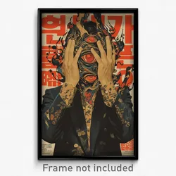 Korean Movie Poster - Man Feeling Self Understanding, Tattered Layered Dress
