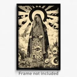 Russian Movie Poster - Black And White Gallery (Russia Retro Film Art Print)