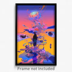 Art Poster - Clear Vicarge (Psychedelic Trippy Weird 11x17 Cartoon Print)